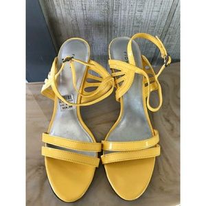 Fioni Yellow Heels